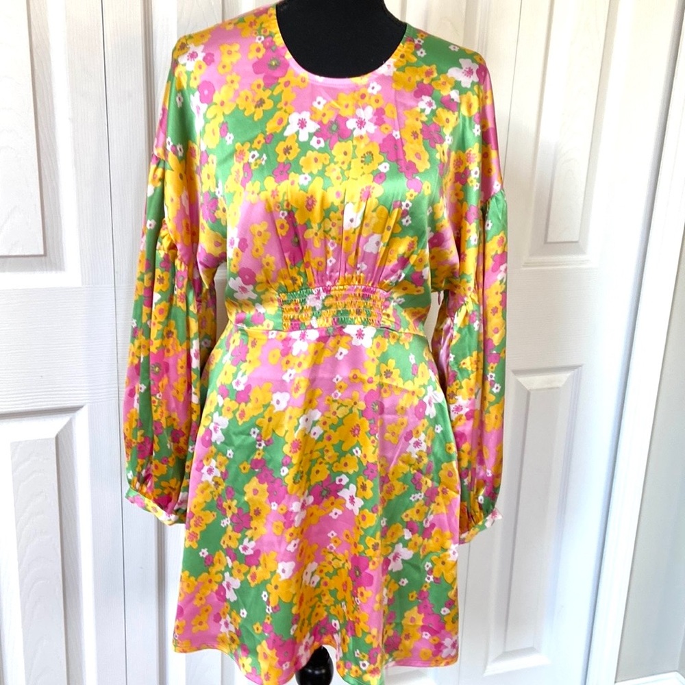ASOS DESIGN Floral Mini Skater Dress